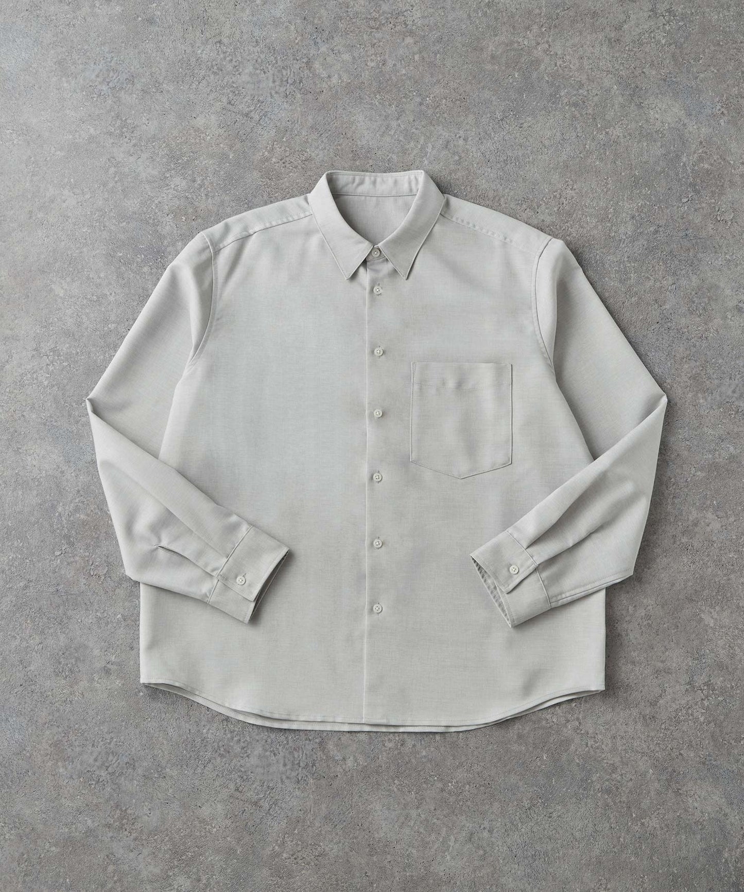 CIYOT-シヨウト- 仿羊毛質感寬鬆經典領襯衫