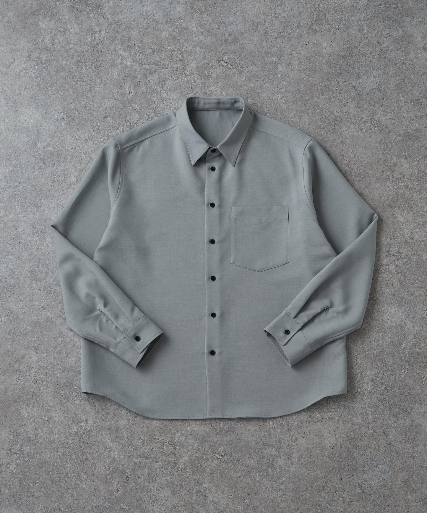 CIYOT-シヨウト- 仿羊毛質感寬鬆經典領襯衫