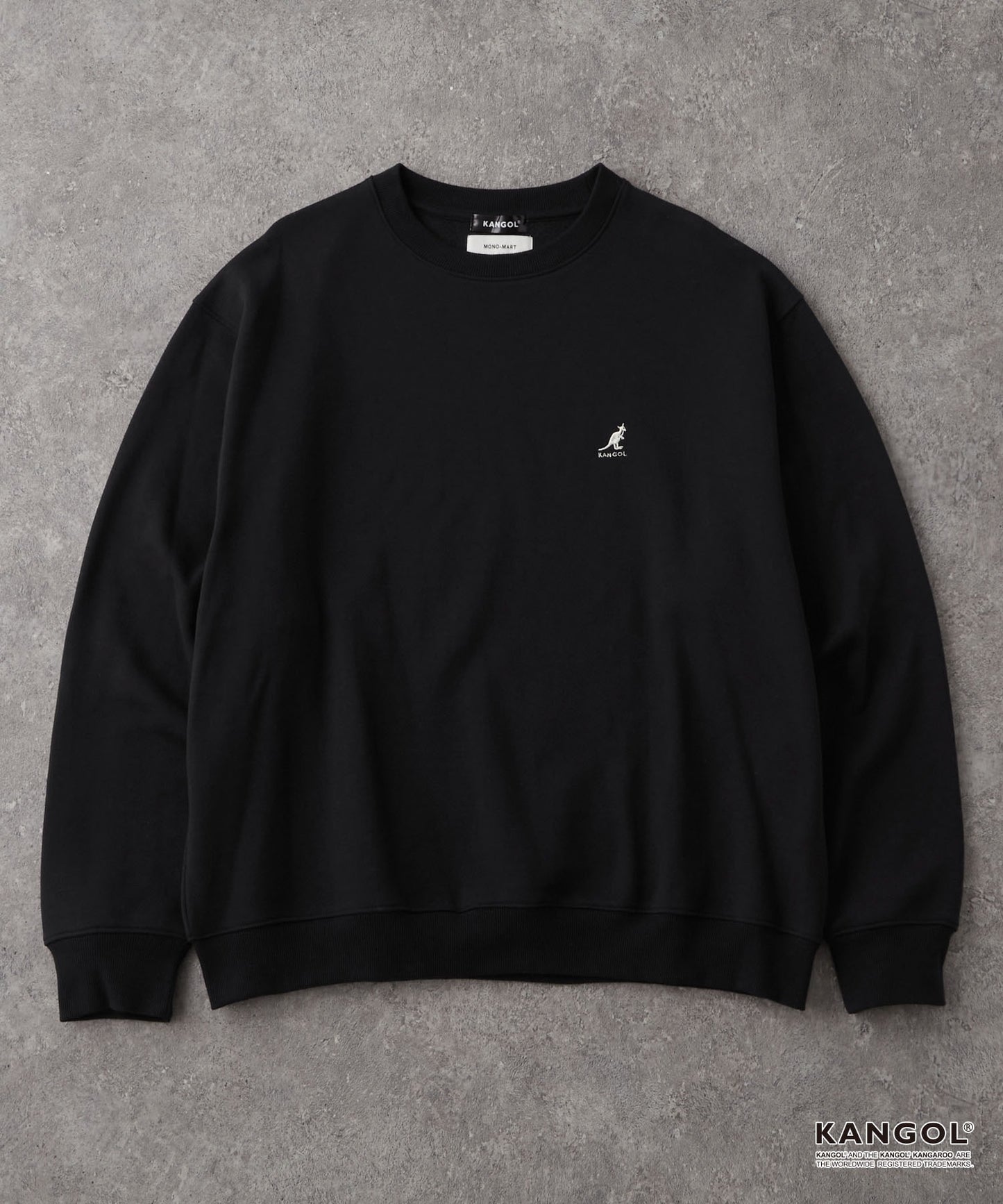 KANGOL 刺繡 Logo 寬版大學T