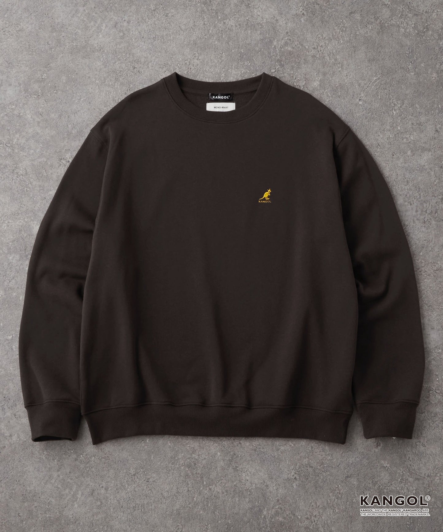 KANGOL 刺繡 Logo 寬版大學T