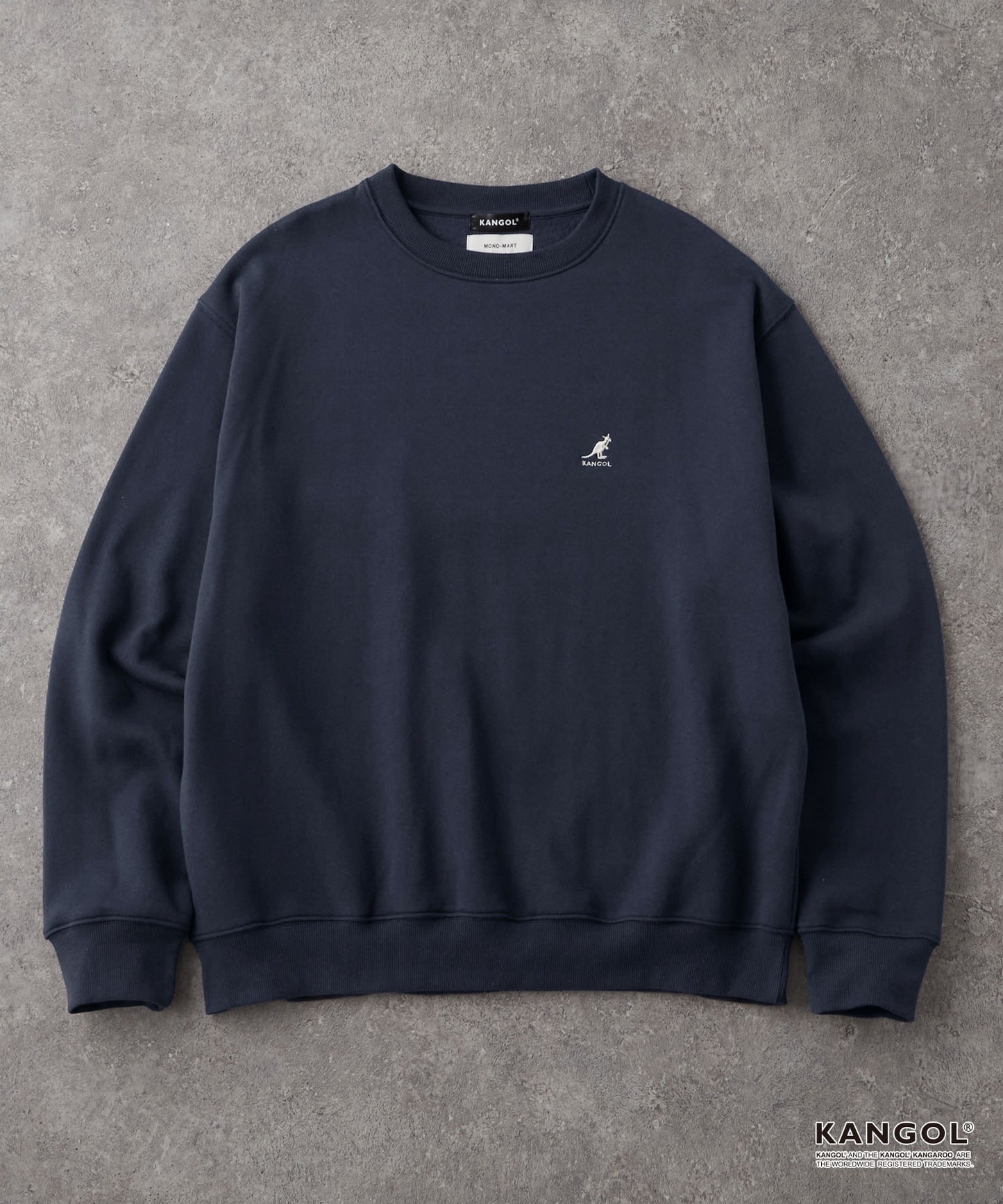 KANGOL 刺繡 Logo 寬版大學T