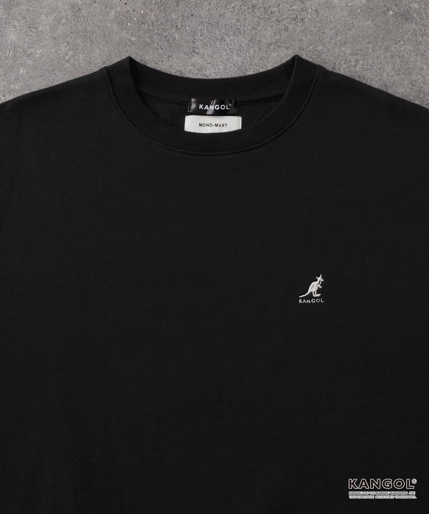 KANGOL 刺繡 Logo 寬版大學T