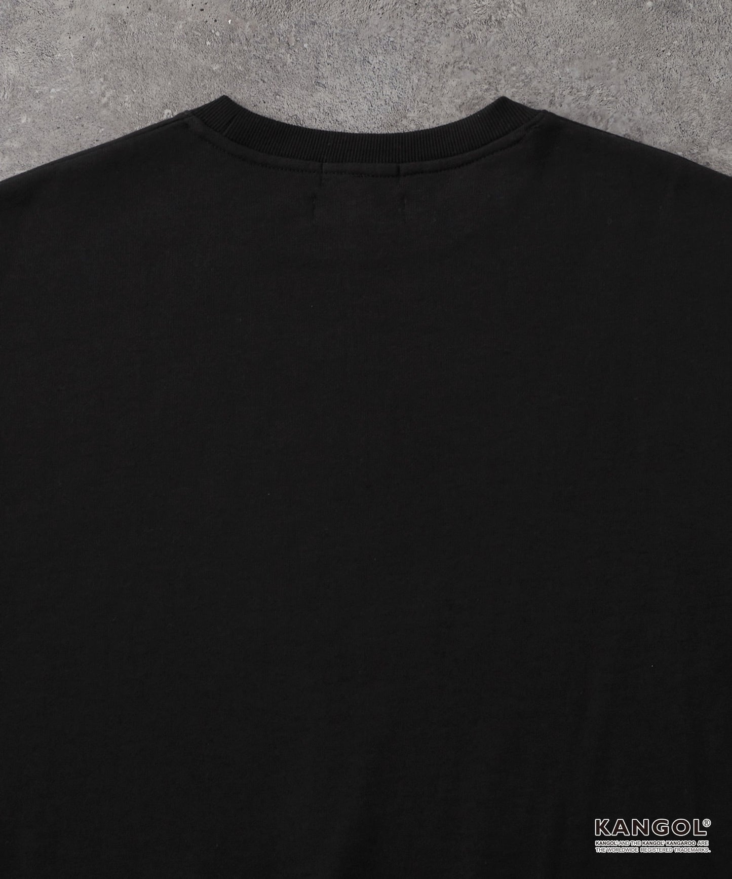 KANGOL 刺繡 Logo 寬版大學T