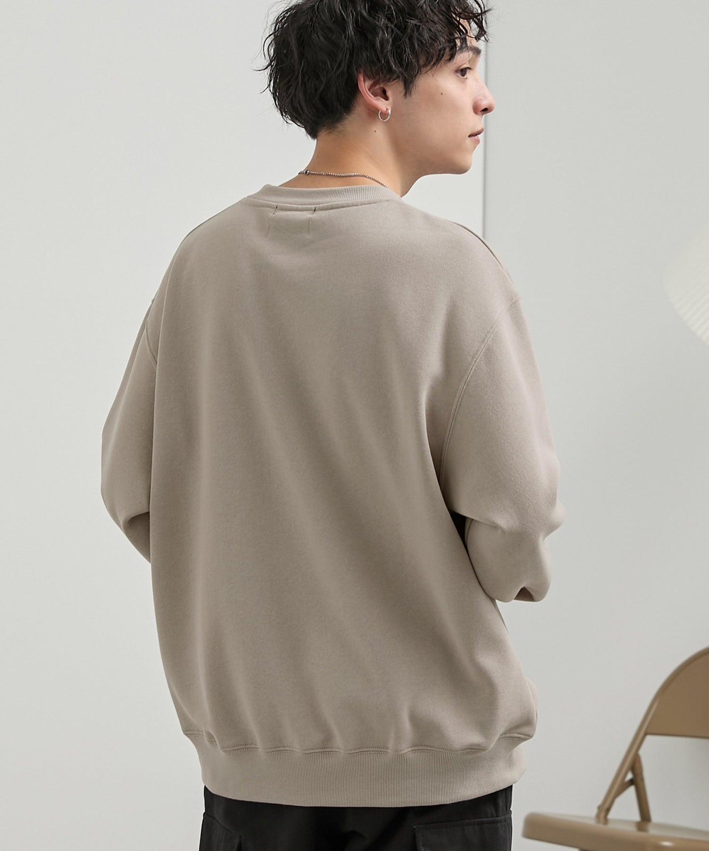 KANGOL 刺繡 Logo 寬版大學T