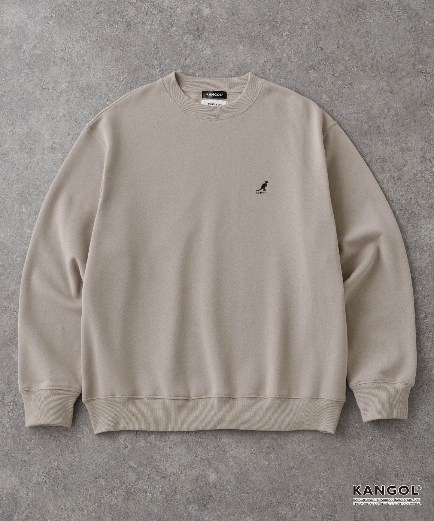 KANGOL 刺繡 Logo 寬版大學T