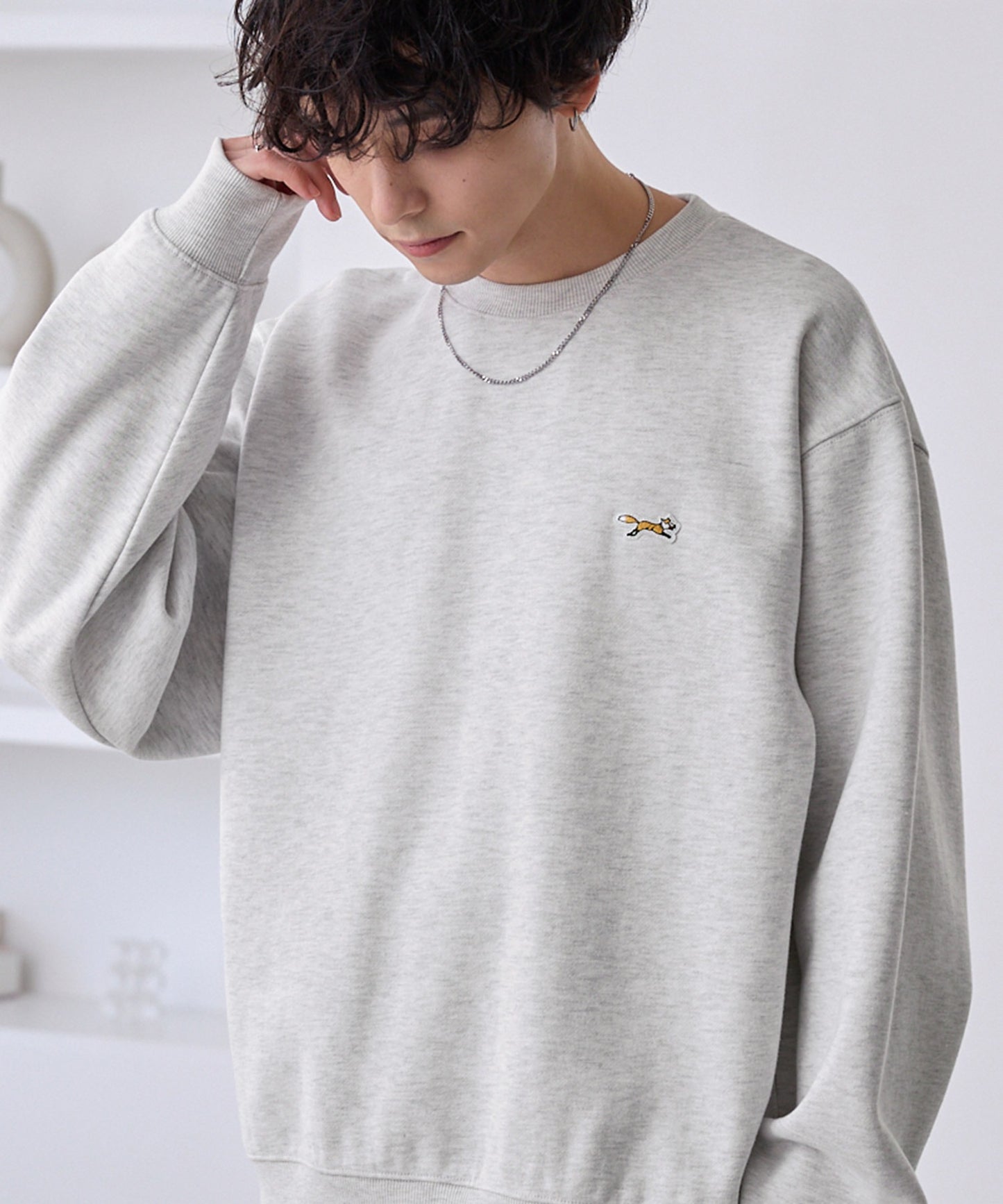 PENNEYS THE FOX Logo 狐狸刺繡寬版大學T上衣