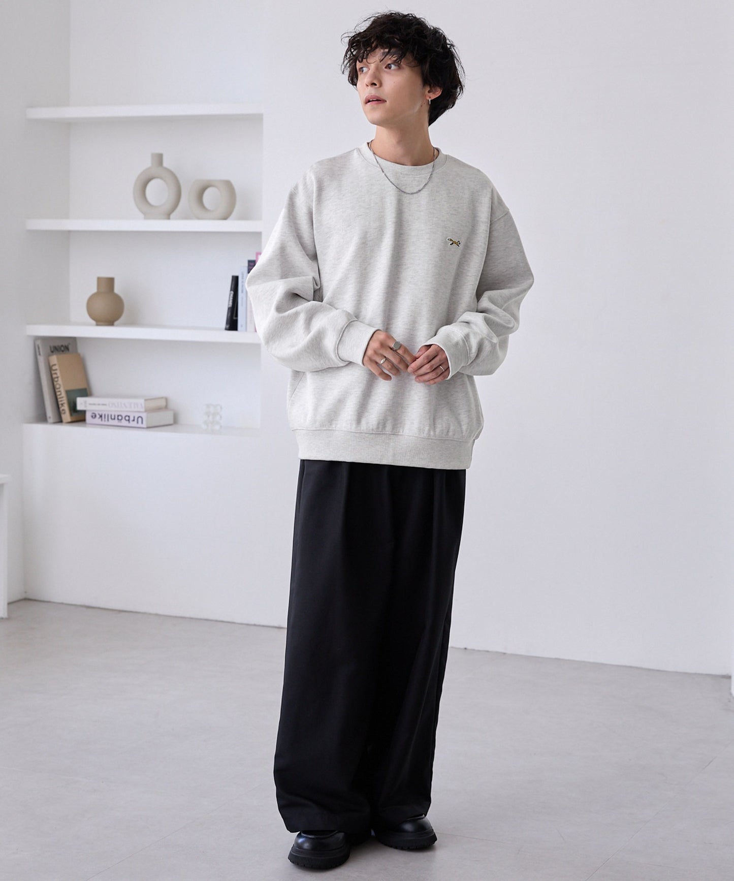 PENNEYS THE FOX Logo 狐狸刺繡寬版大學T上衣