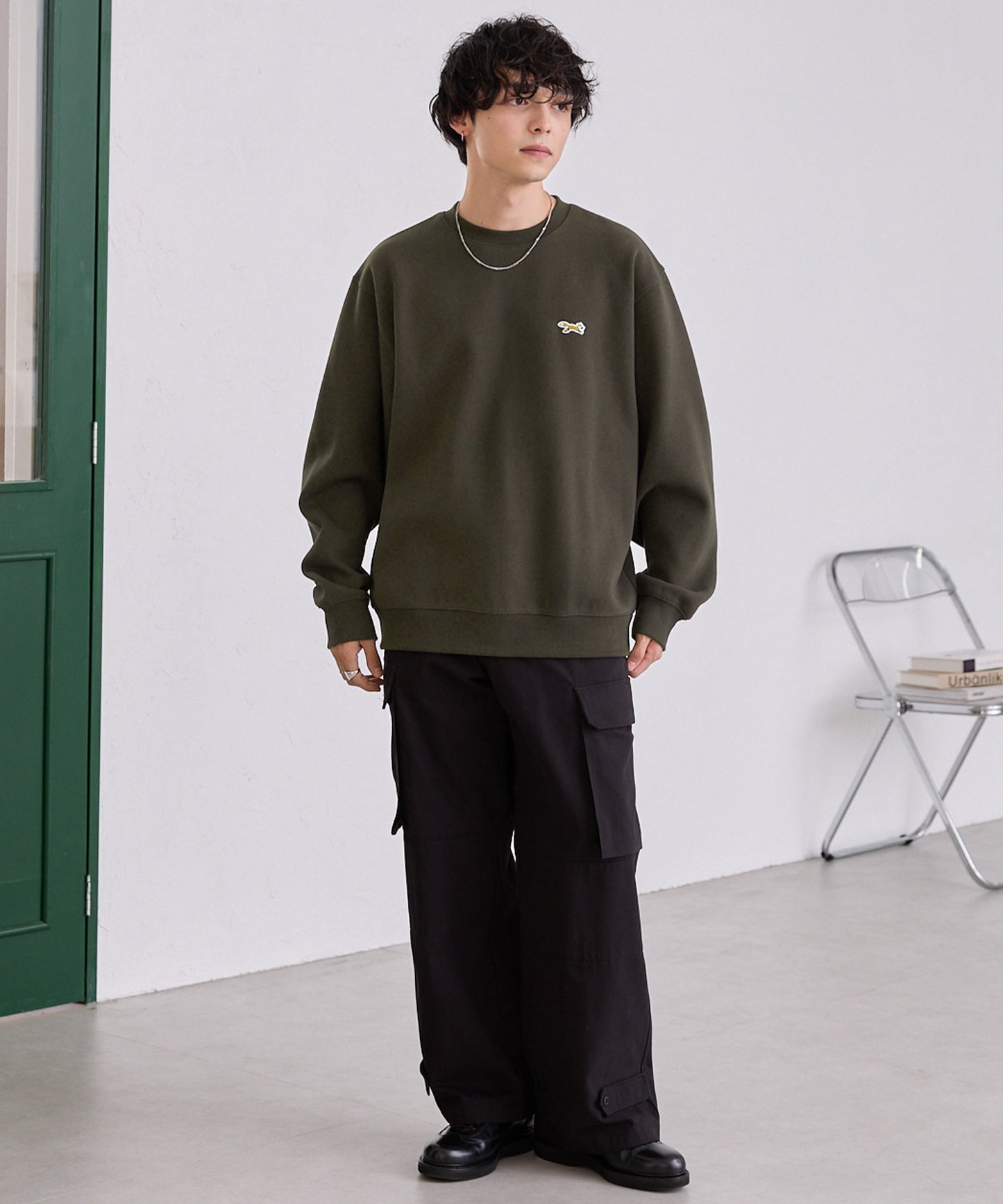 PENNEYS THE FOX Logo 狐狸刺繡寬版大學T上衣