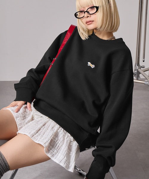 PENNEYS THE FOX Logo 狐狸刺繡寬版大學T上衣