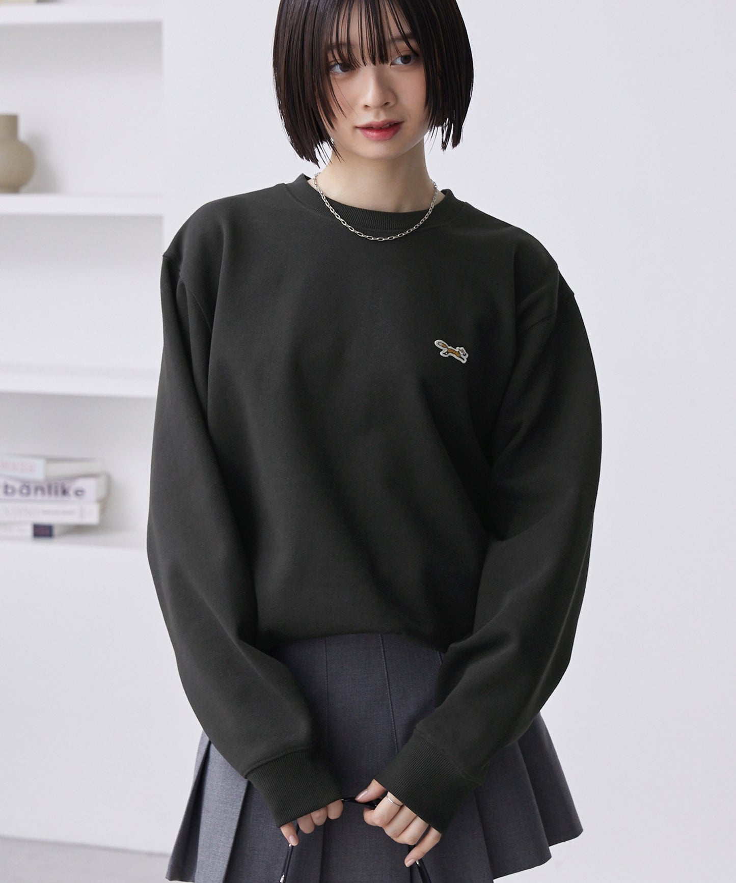 PENNEYS THE FOX Logo 狐狸刺繡寬版大學T上衣