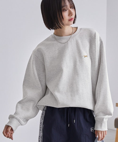 PENNEYS THE FOX Logo 狐狸刺繡寬版大學T上衣