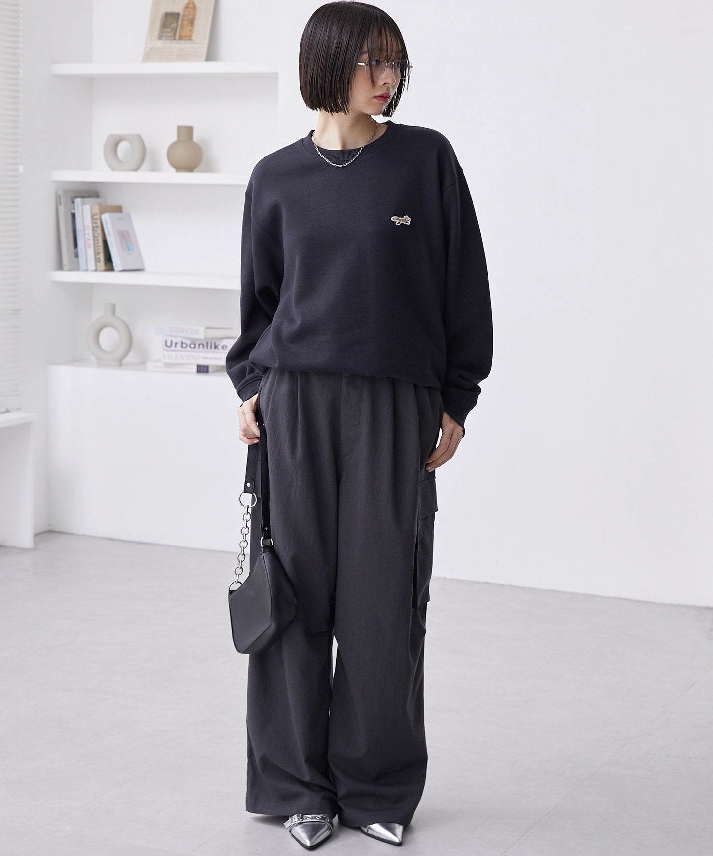 PENNEYS THE FOX Logo 狐狸刺繡寬版大學T上衣