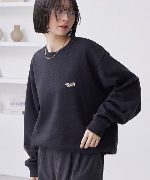 PENNEYS THE FOX Logo 狐狸刺繡寬版大學T上衣