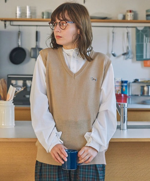 PENNEYS THE FOX Logo 狐狸刺繡LOGO V領針織背心