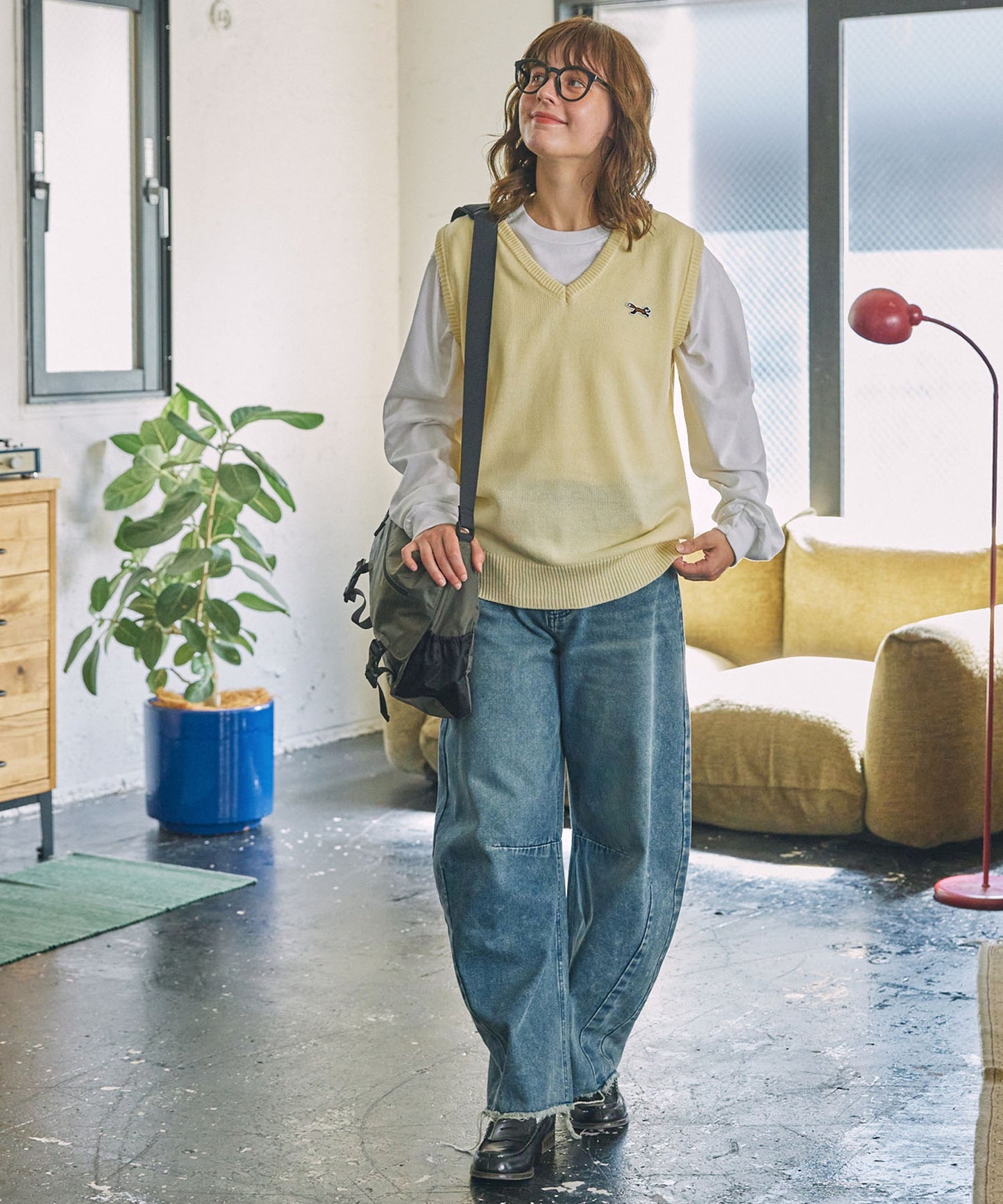 PENNEYS THE FOX Logo 狐狸刺繡LOGO V領針織背心