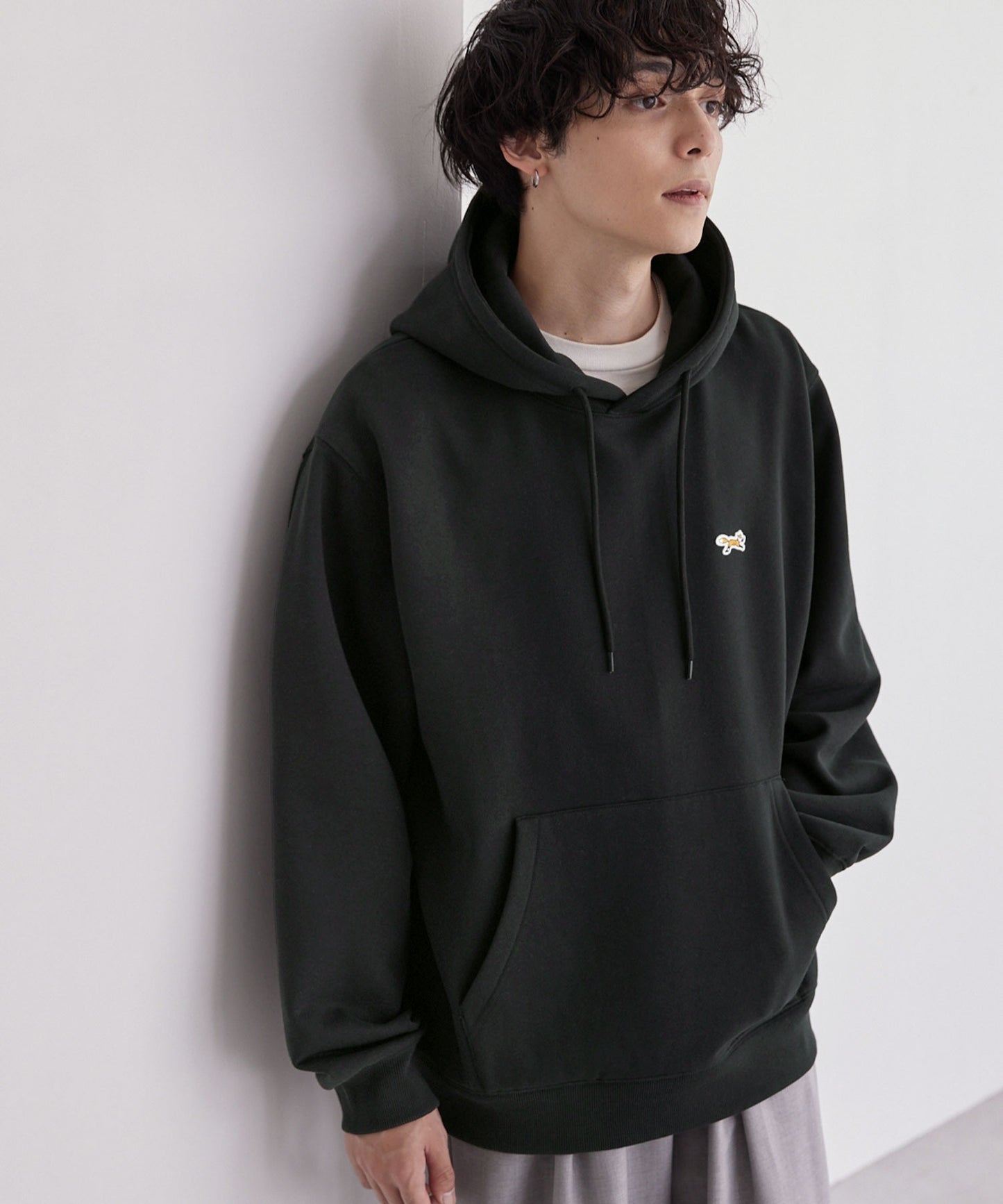 PENNEYS THE FOX Logo 狐狸刺繡寬版連帽大學T