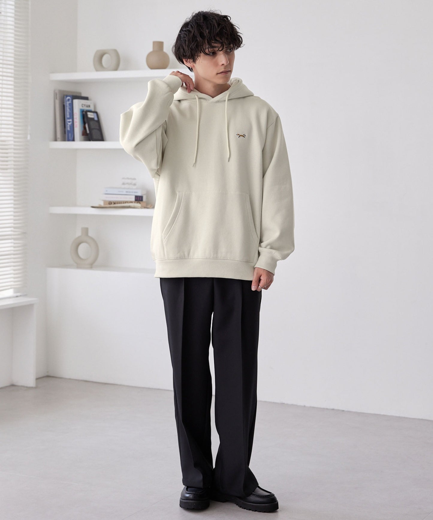 PENNEYS THE FOX Logo 狐狸刺繡寬版連帽大學T