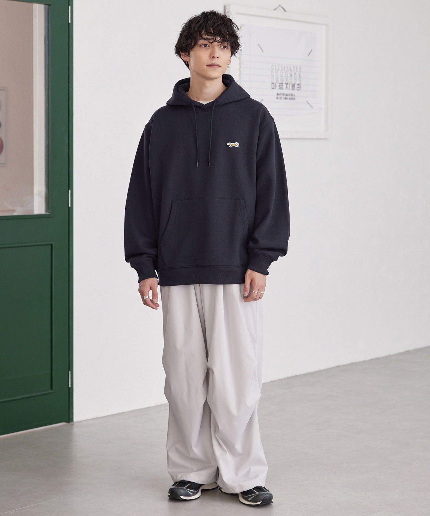 PENNEYS THE FOX Logo 狐狸刺繡寬版連帽大學T