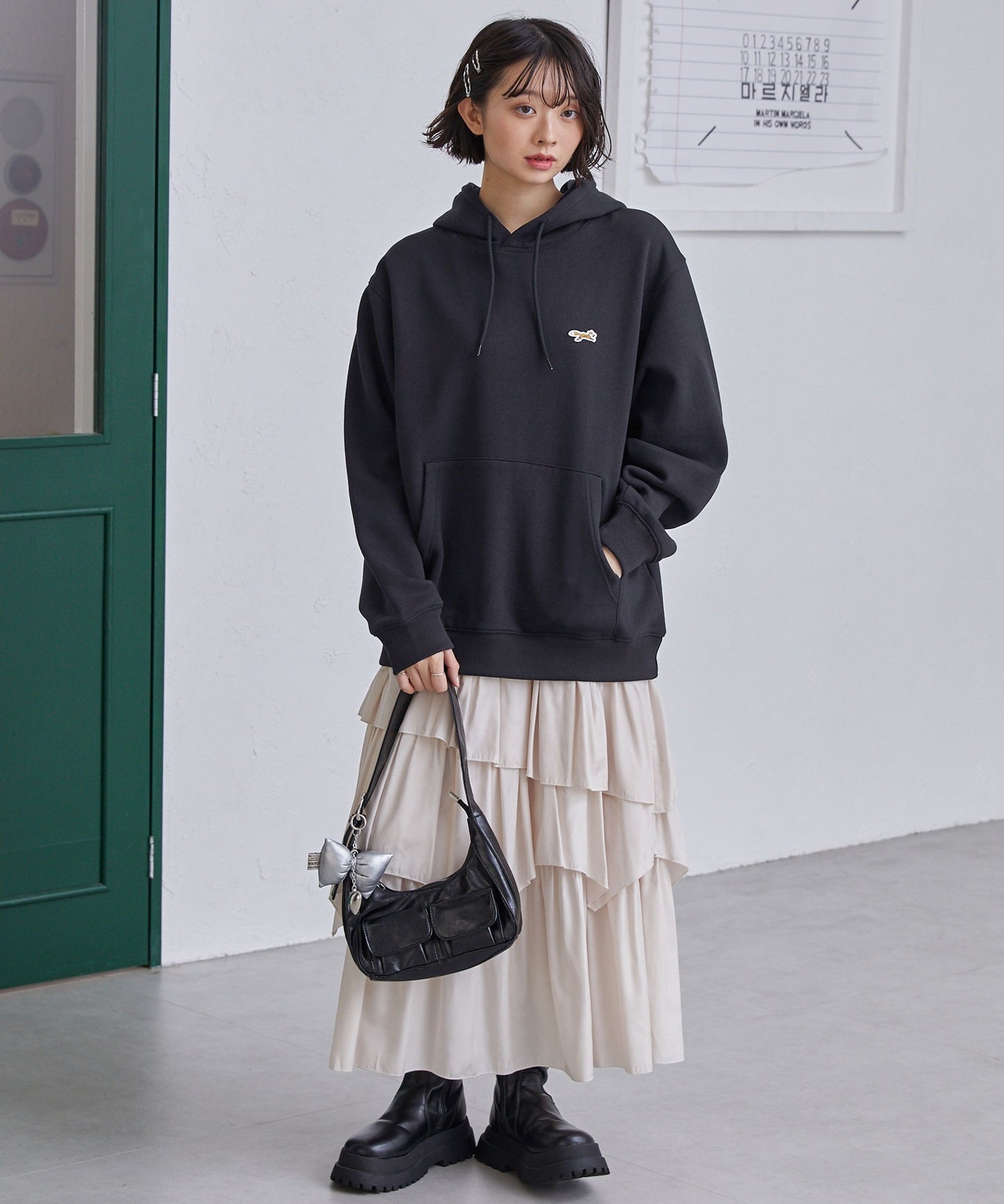 PENNEYS THE FOX Logo 狐狸刺繡寬版連帽大學T