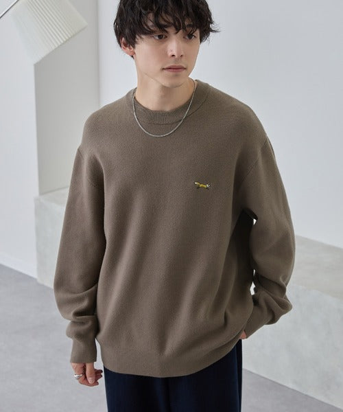 PENNEYS THE FOX Logo 狐狸刺繡寬版針織上衣
