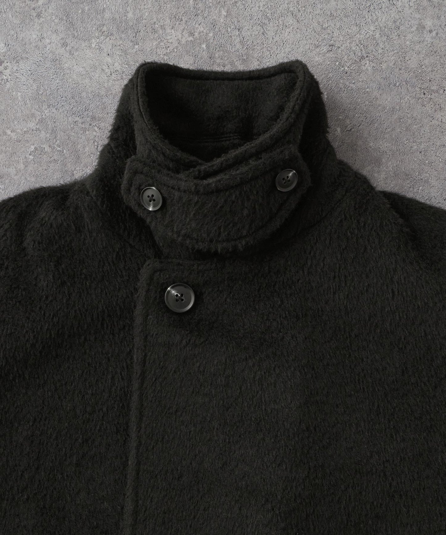 CIYOT-シヨウト- 長版雙排釦寬鬆毛呢大衣外套