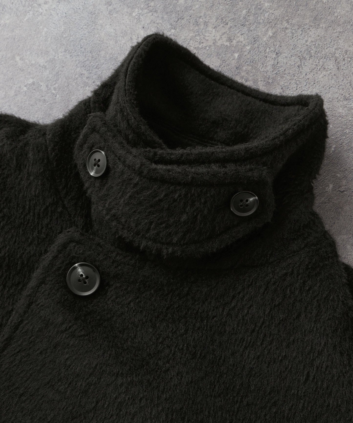 CIYOT-シヨウト- 長版雙排釦寬鬆毛呢大衣外套