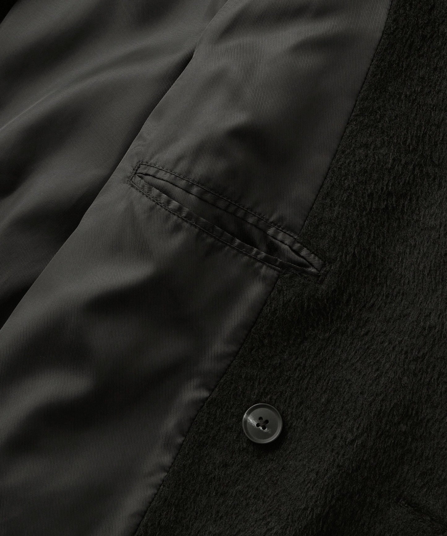 CIYOT-シヨウト- 長版雙排釦寬鬆毛呢大衣外套