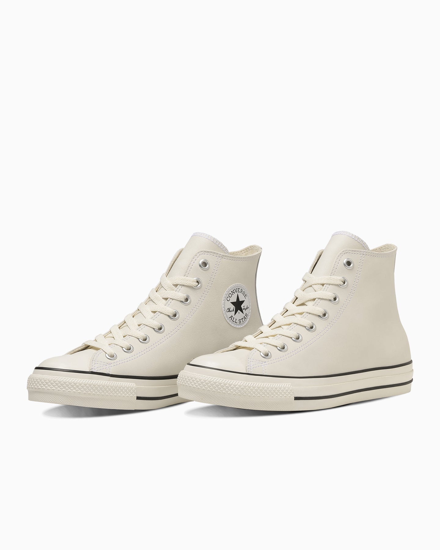 日本限定 CONVERSE LEATHER ALL STAR Ⓡ HI 皮革高筒帆布鞋
