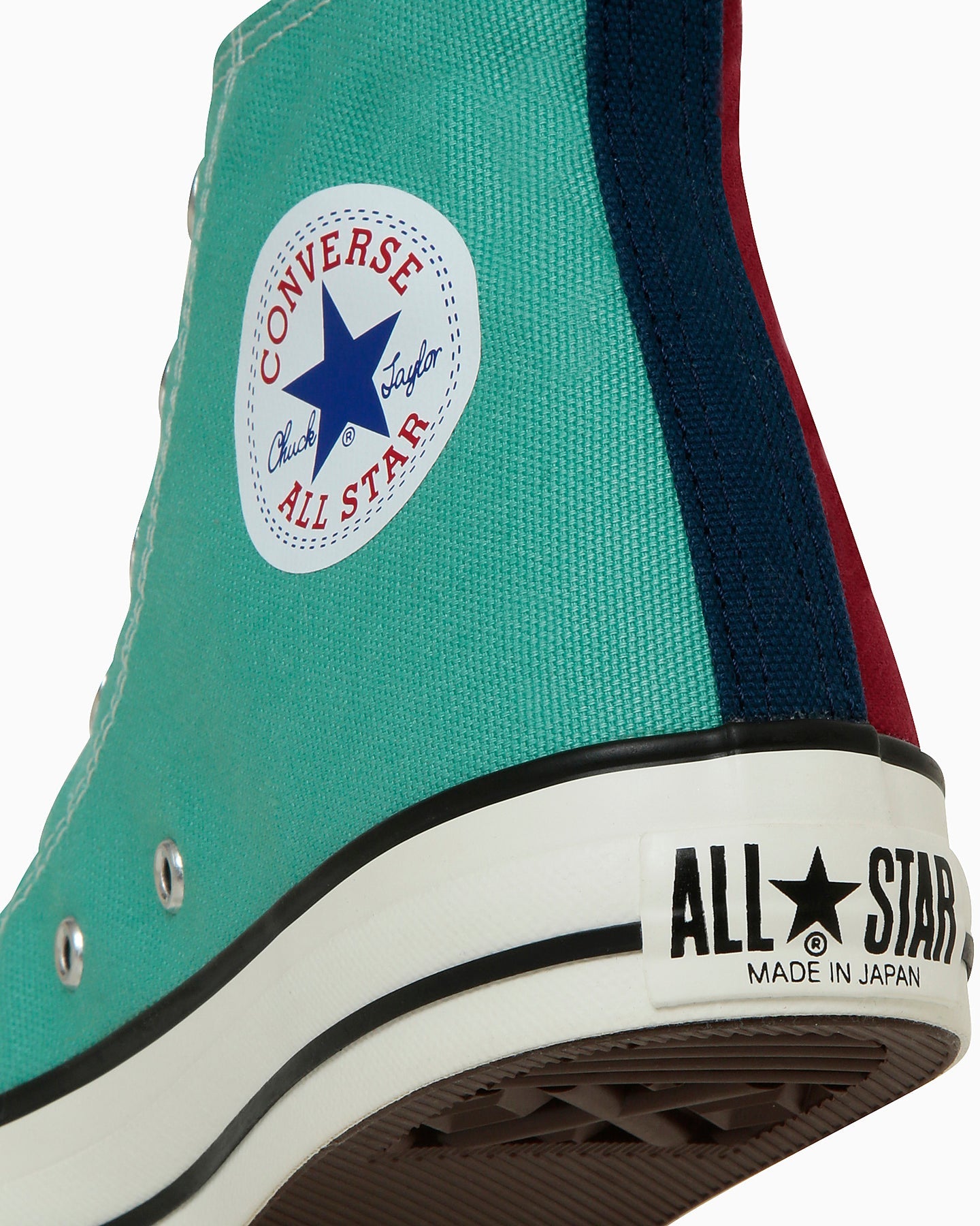 日本限定 CONVERSE CANVAS ALL STAR J HI 撞色高筒帆布鞋