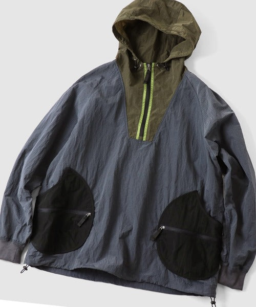 Gym Master Ripstop 尼龍多口袋登山風衣外套