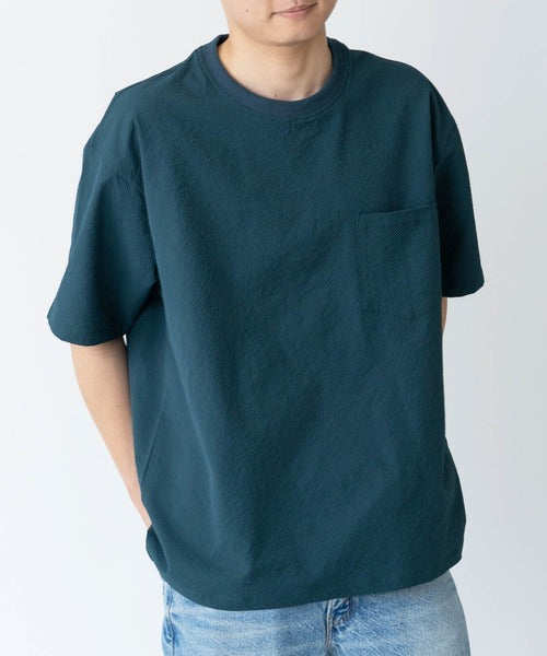 Gym Master ULGRID Seersucker Tee 簡約口袋短袖T恤