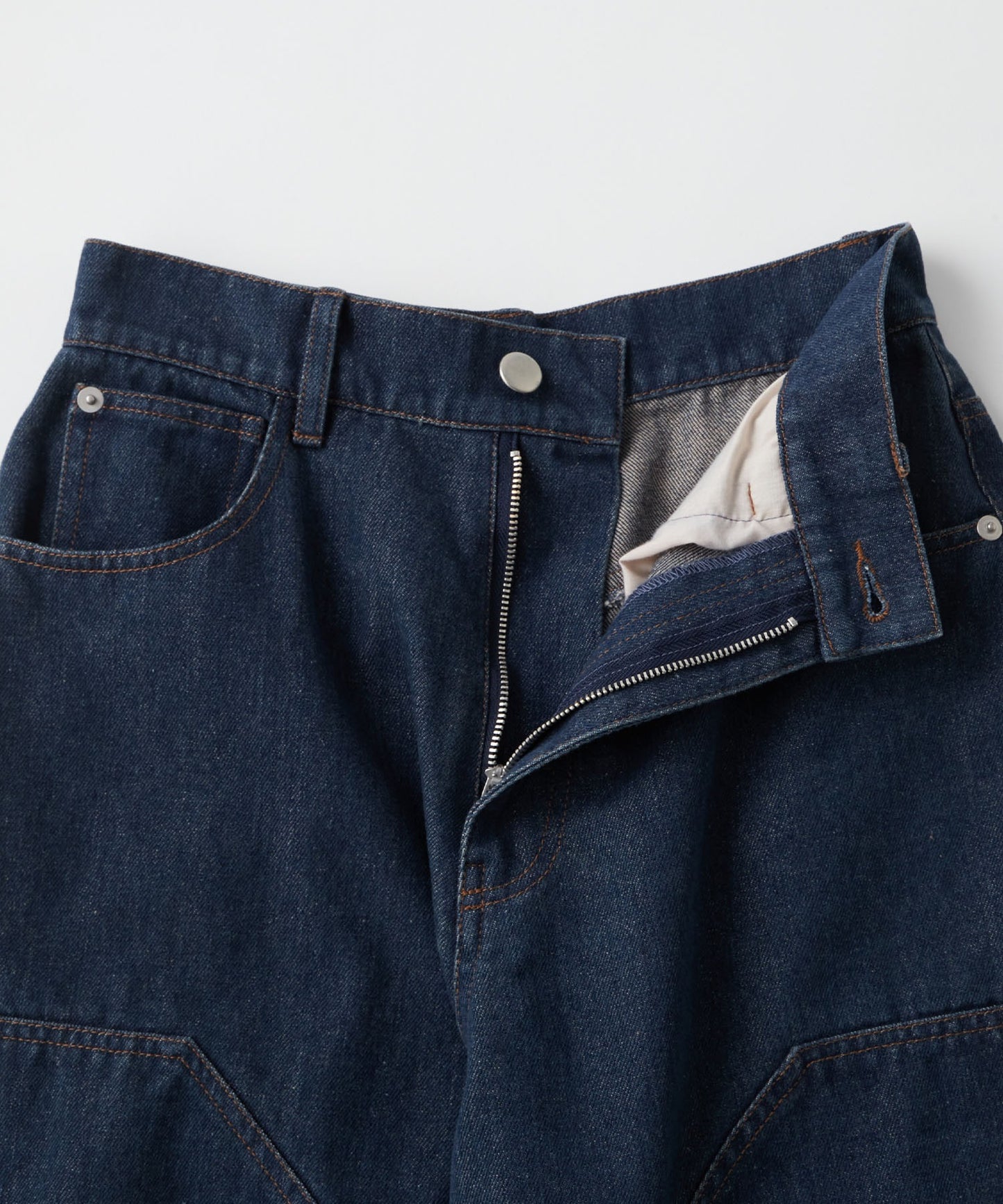 Unblend 雙層膝部牛仔短褲