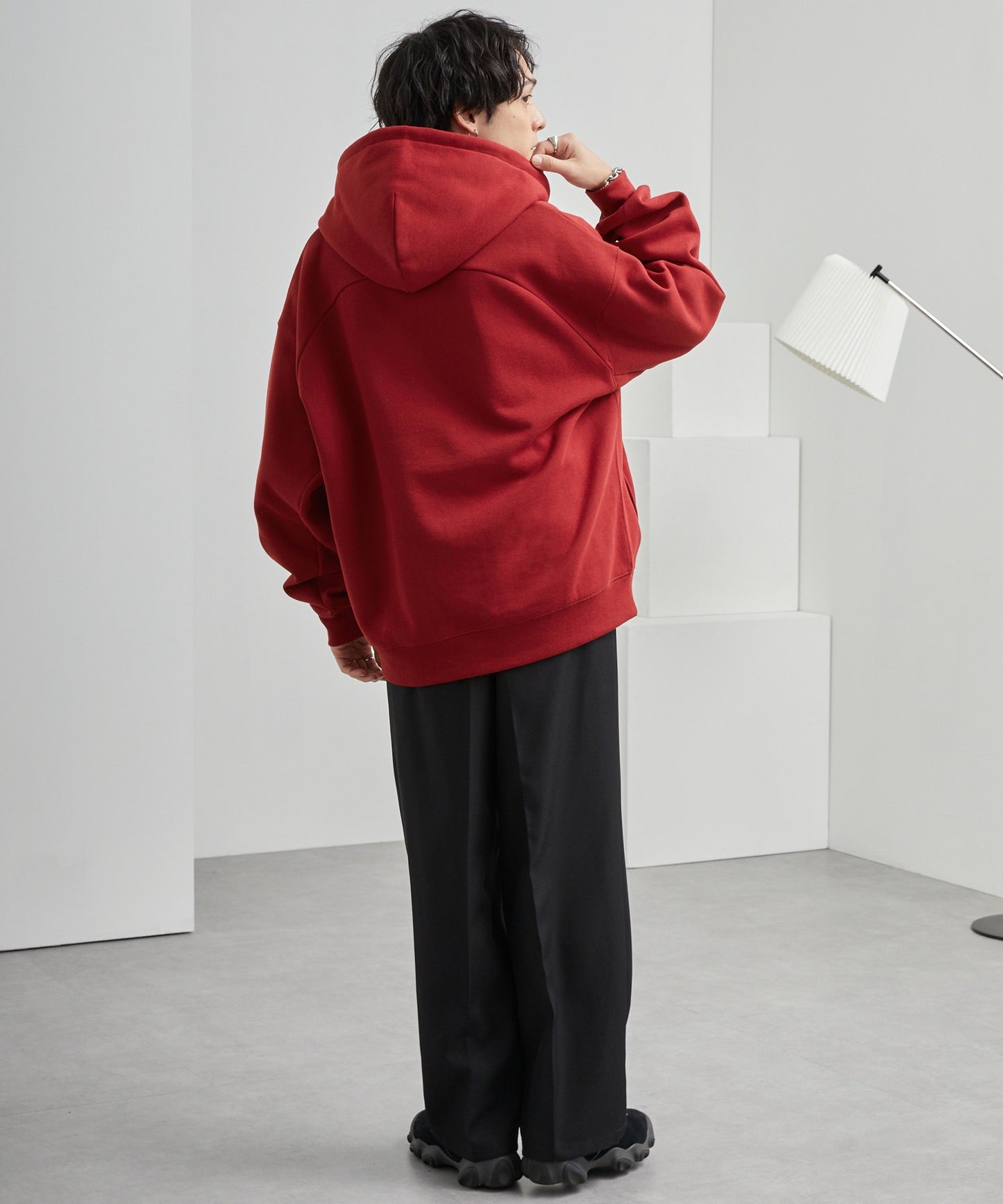 PENNEYS 限定 THE FOX 刺繡LOGO寬版拉鍊連帽外套