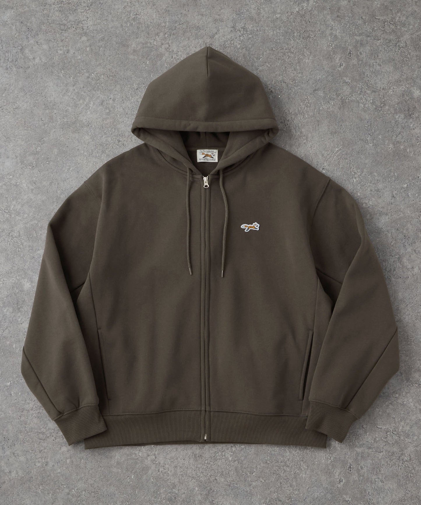 PENNEYS 限定 THE FOX 刺繡LOGO寬版拉鍊連帽外套