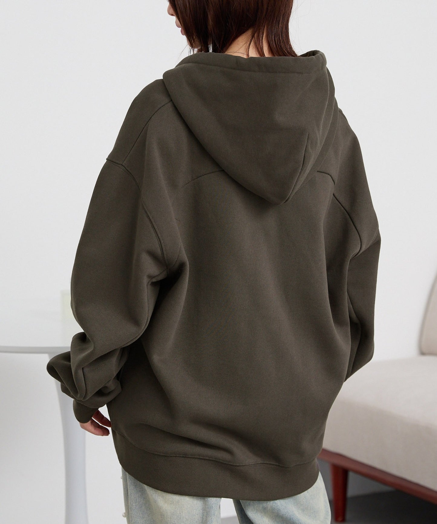 PENNEYS 限定 THE FOX 刺繡LOGO寬版拉鍊連帽外套