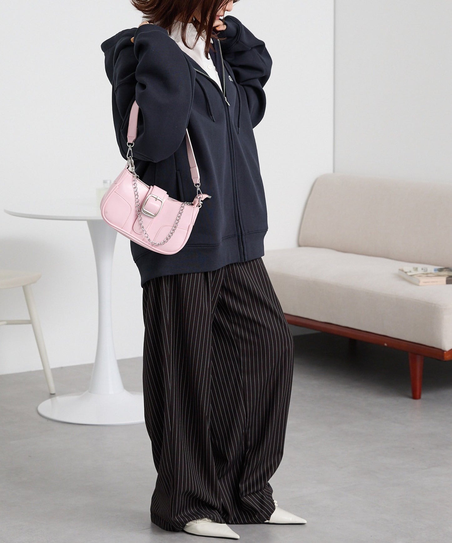 PENNEYS 限定 THE FOX 刺繡LOGO寬版拉鍊連帽外套