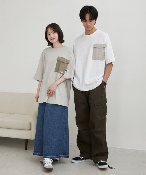 KELTY 限定 翻蓋口袋LOGO短袖T恤