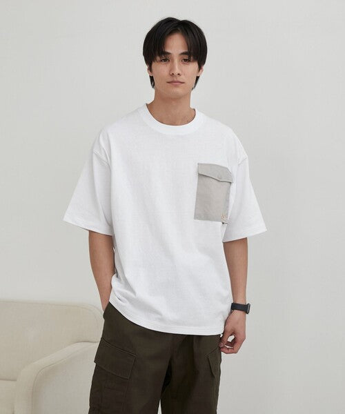 KELTY 限定 翻蓋口袋LOGO短袖T恤