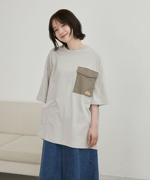 KELTY 限定 翻蓋口袋LOGO短袖T恤