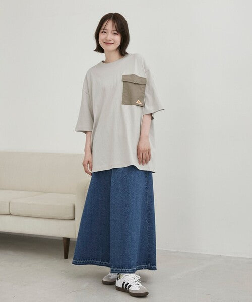 KELTY 限定 翻蓋口袋LOGO短袖T恤