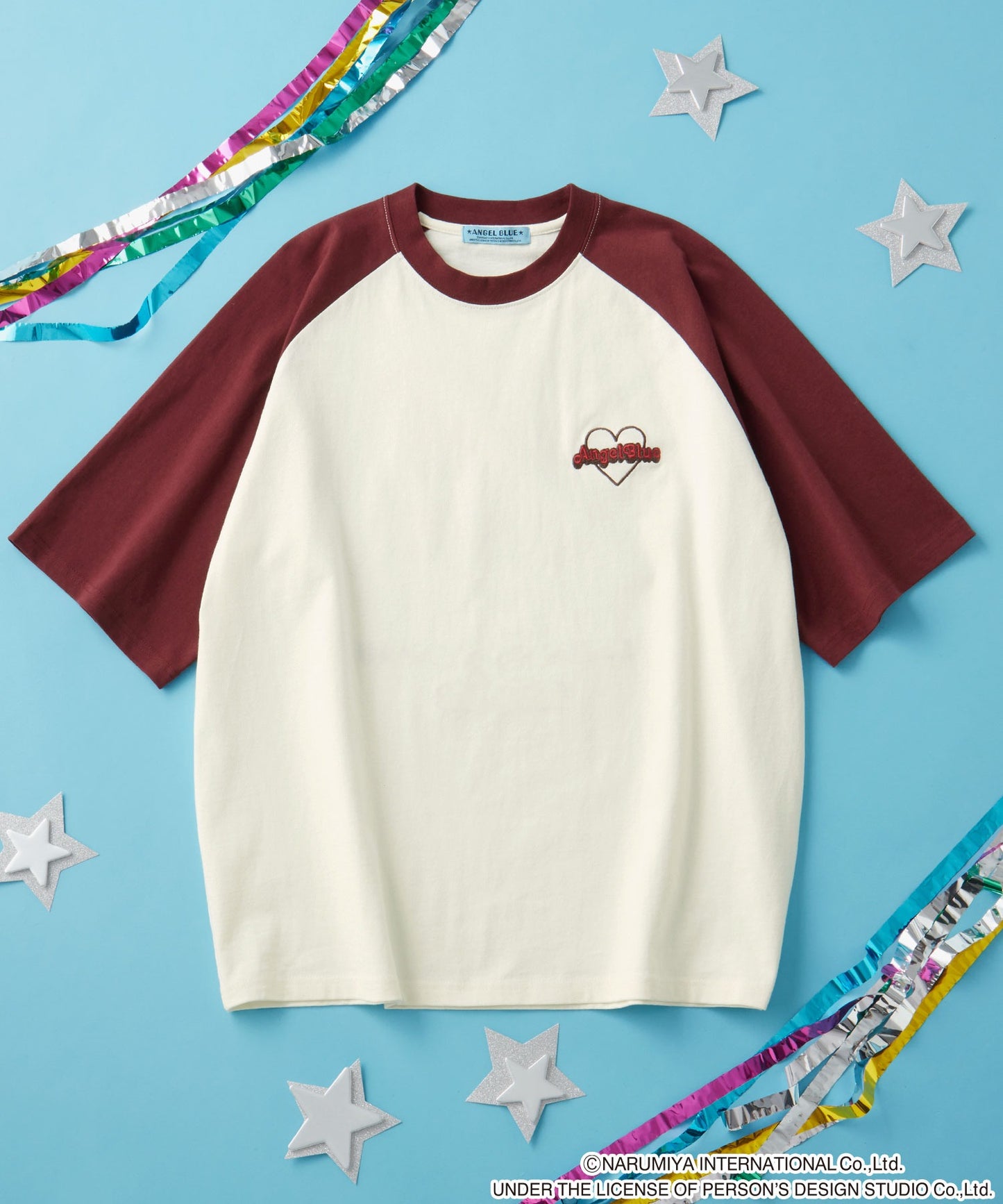 ANGEL BLUE x MONO-MART graphic embroidery oversized T-shirt 印花短袖T恤