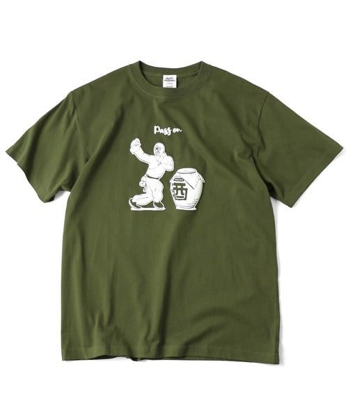 Gym Master 5.6oz Pass on Tee 印花短袖T恤