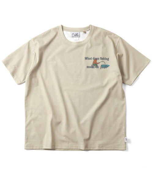 Gym Master 5.8oz T/C Dry Fishing is my life Tee 印花短袖T恤