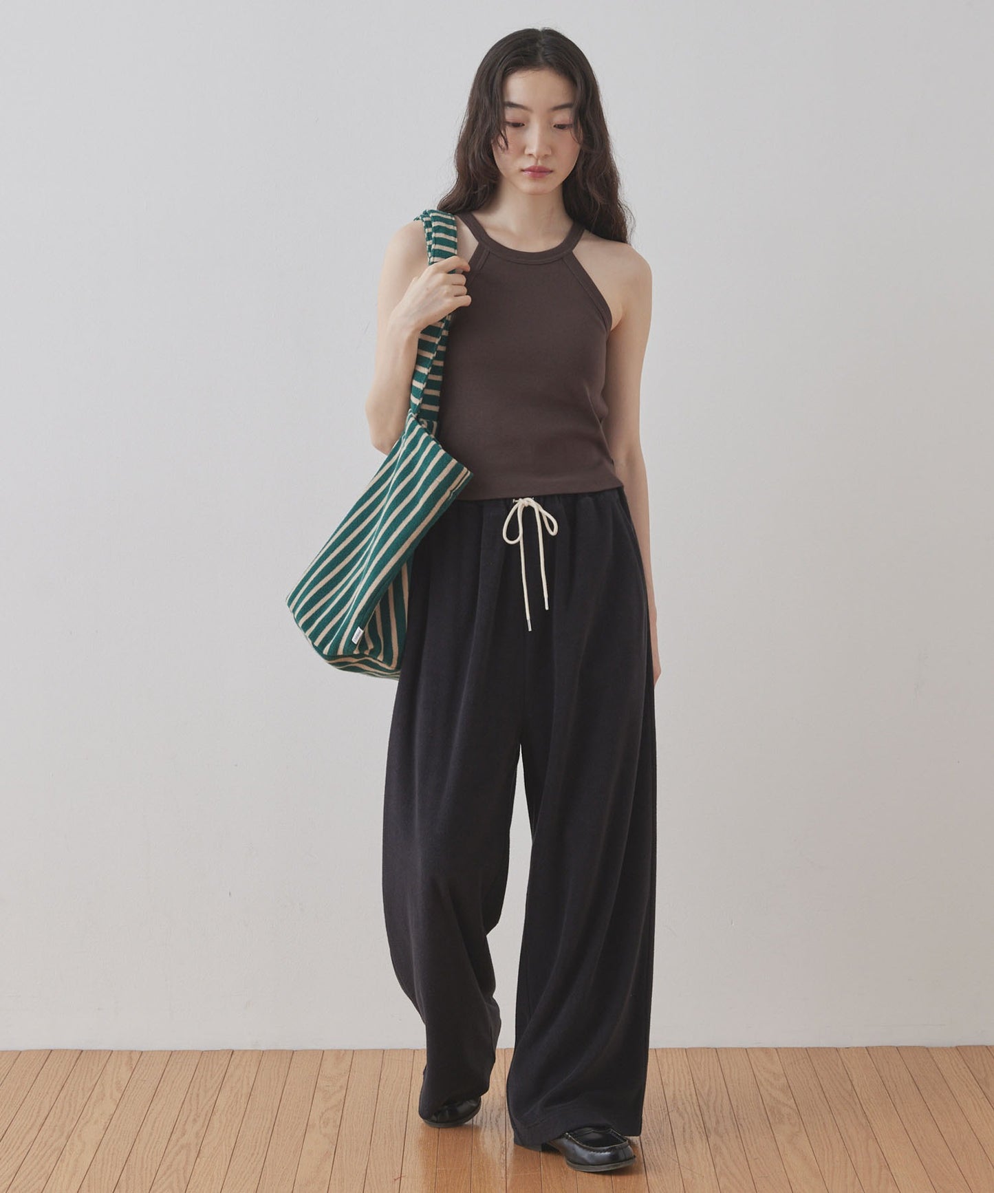Unblend Pile Stripe Big Tote Bag 大容量托特包