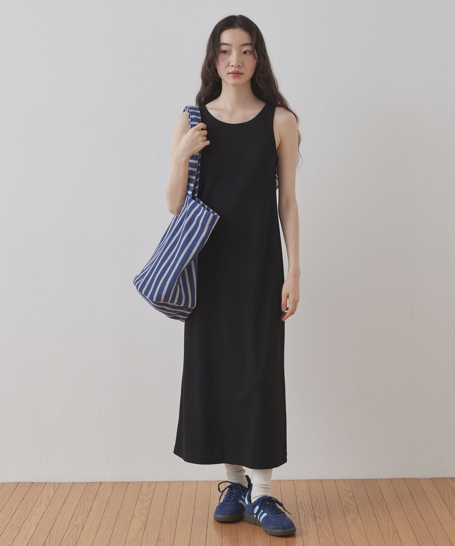 Unblend Pile Stripe Big Tote Bag 大容量托特包