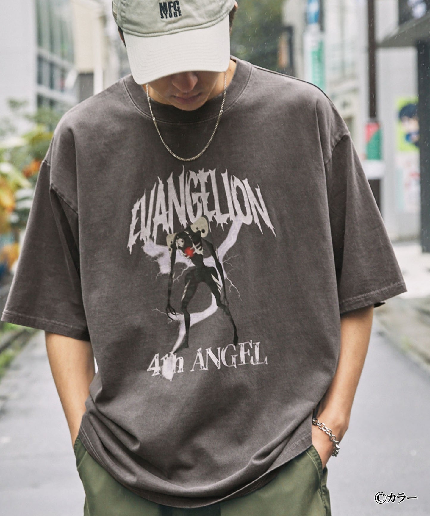 EVANGELION x MONO-MART 限定 復古刺繡圖案短袖T恤