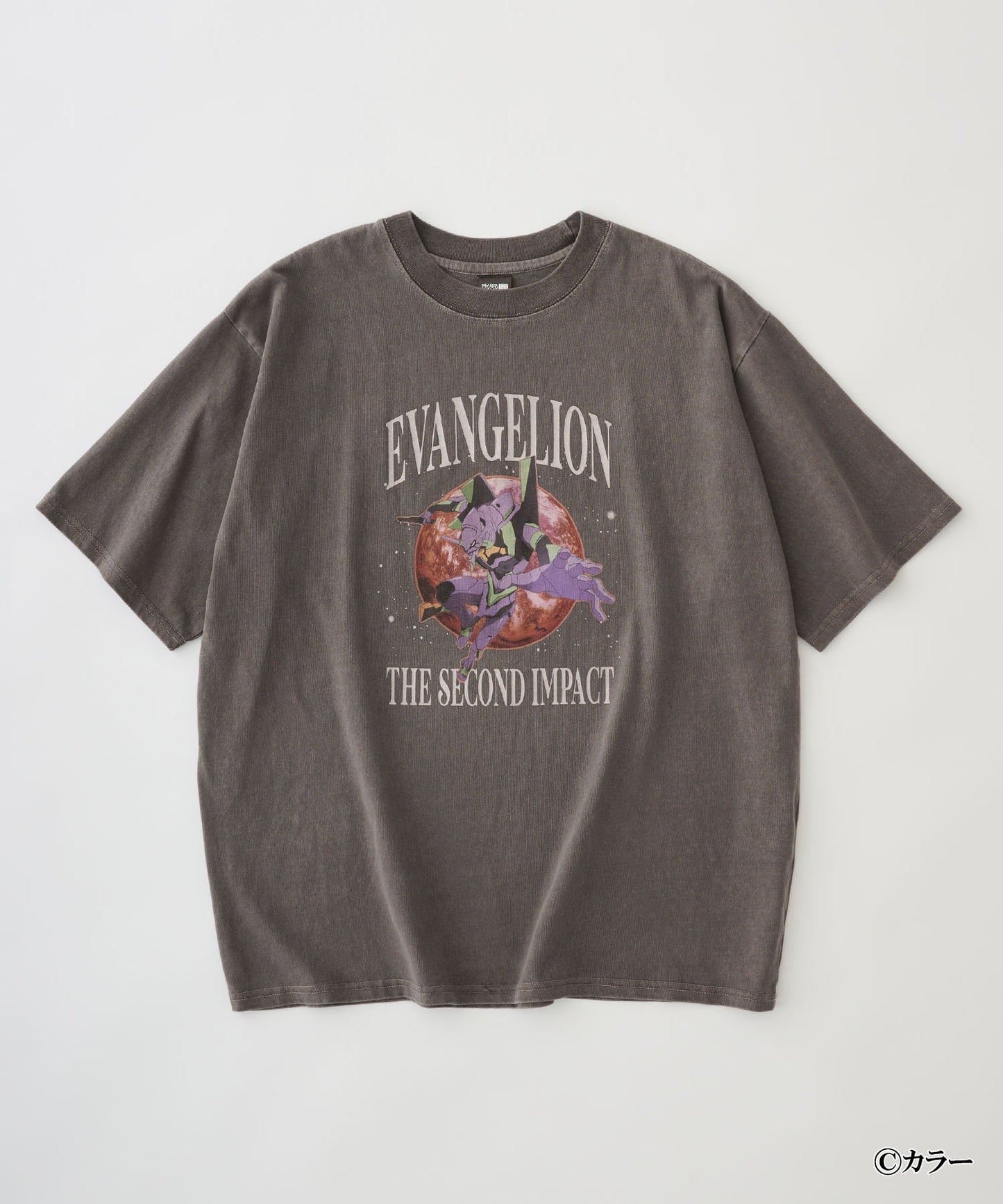 EVANGELION x MONO-MART 限定 復古刺繡圖案短袖T恤