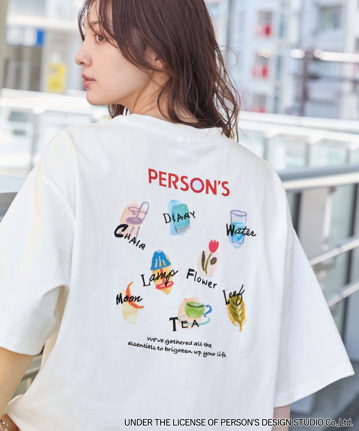 PERSON'S x MONO-MART 限定 印花短袖T恤