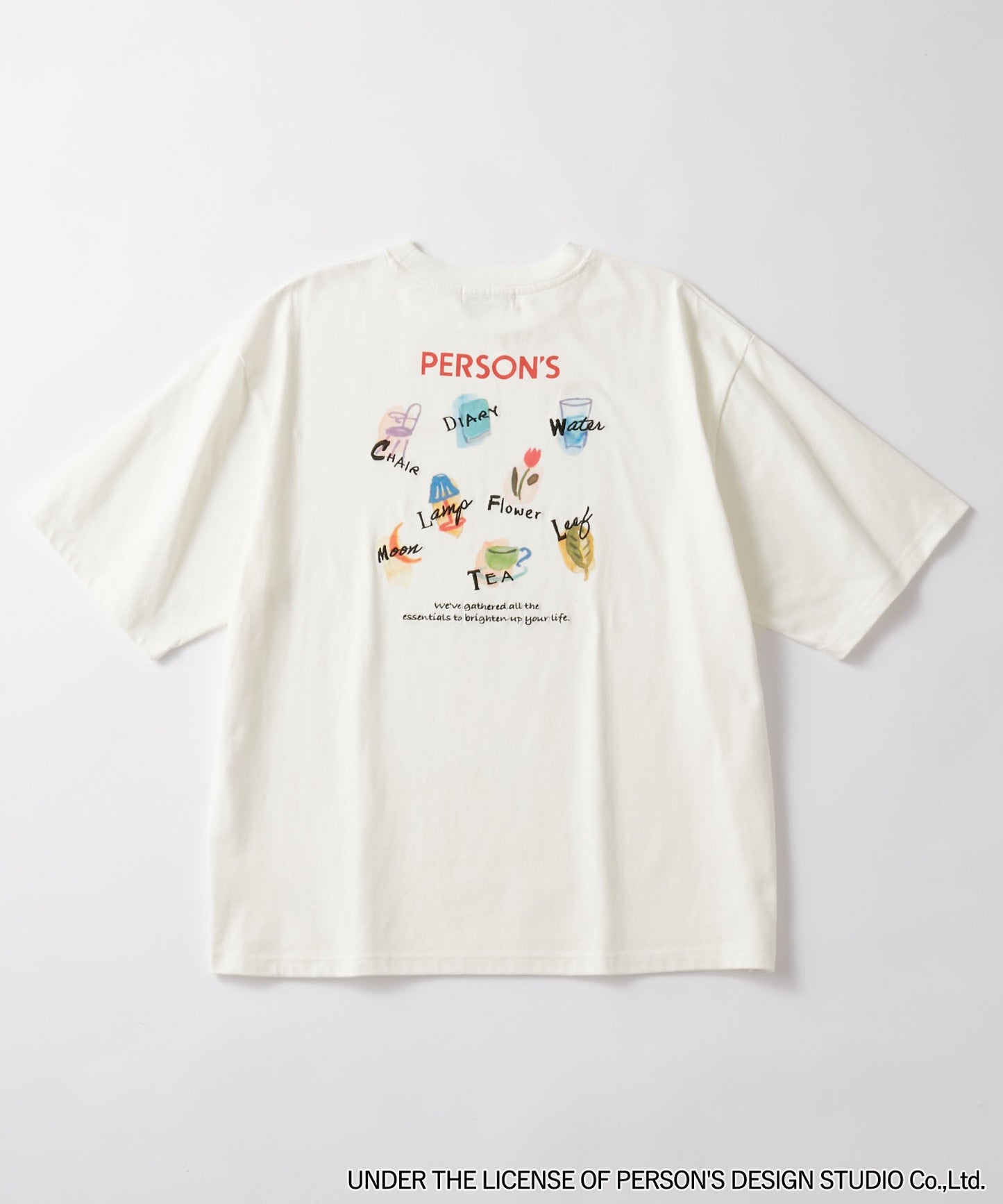 PERSON'S x MONO-MART 限定 印花短袖T恤