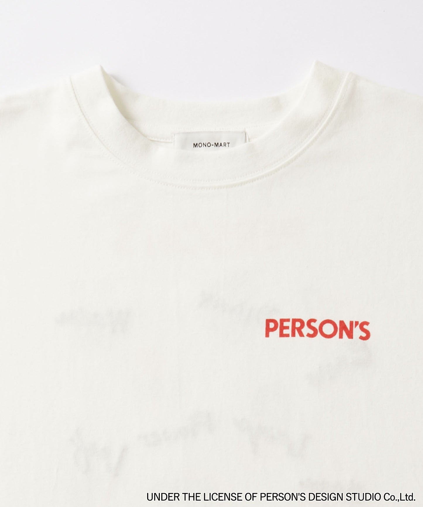 PERSON'S x MONO-MART 限定 印花短袖T恤